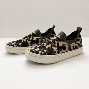 Reebok Onlux Slip-On Women's Walking Shoes Army Green & Black Size 8.5